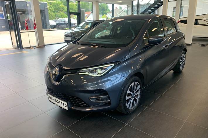 Grå Renault Zoe fra 2019