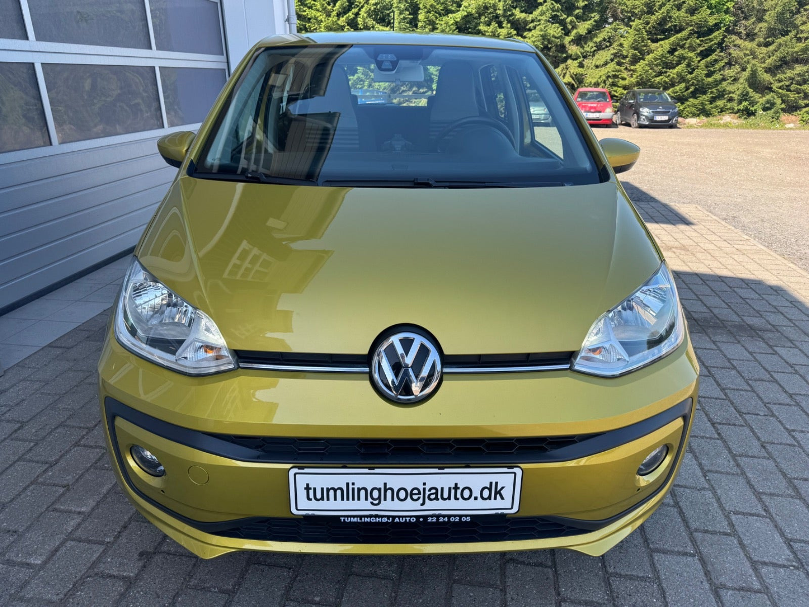 Gul VW UP! fra 2018