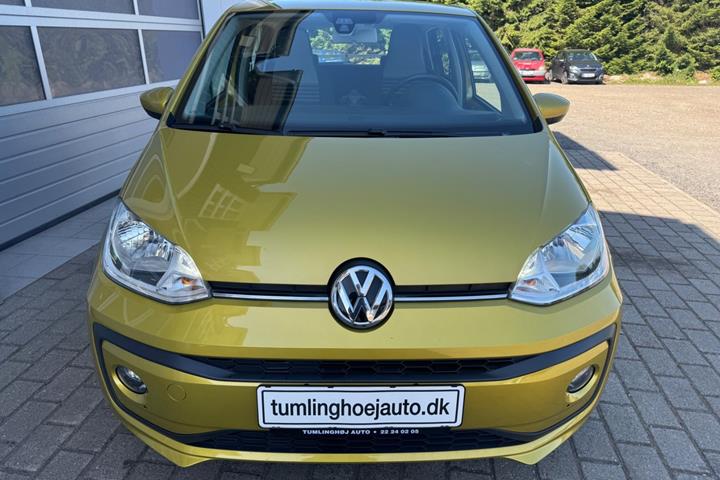 Gul VW UP! fra 2018