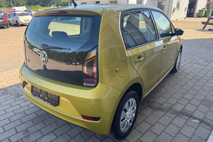 Gul VW UP! fra 2018