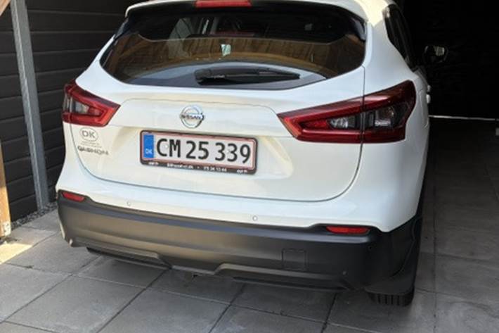 Hvid Nissan Qashqai fra 2019