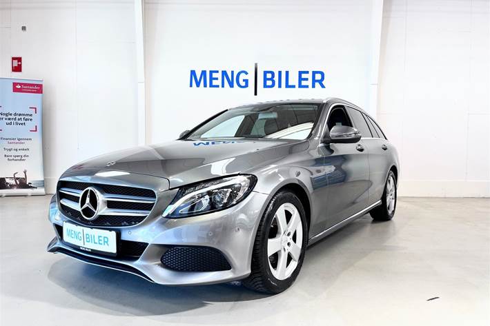 Grå Mercedes C220 d fra 2017