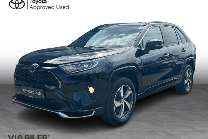 Sort Toyota RAV4 Plug-in fra 2021 set udefra