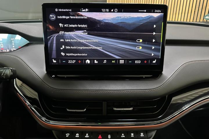 Sort Skoda Enyaq fra 2021