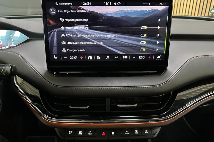 Sort Skoda Enyaq fra 2021
