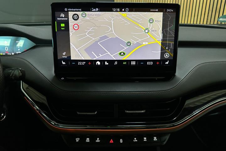 Sort Skoda Enyaq fra 2021