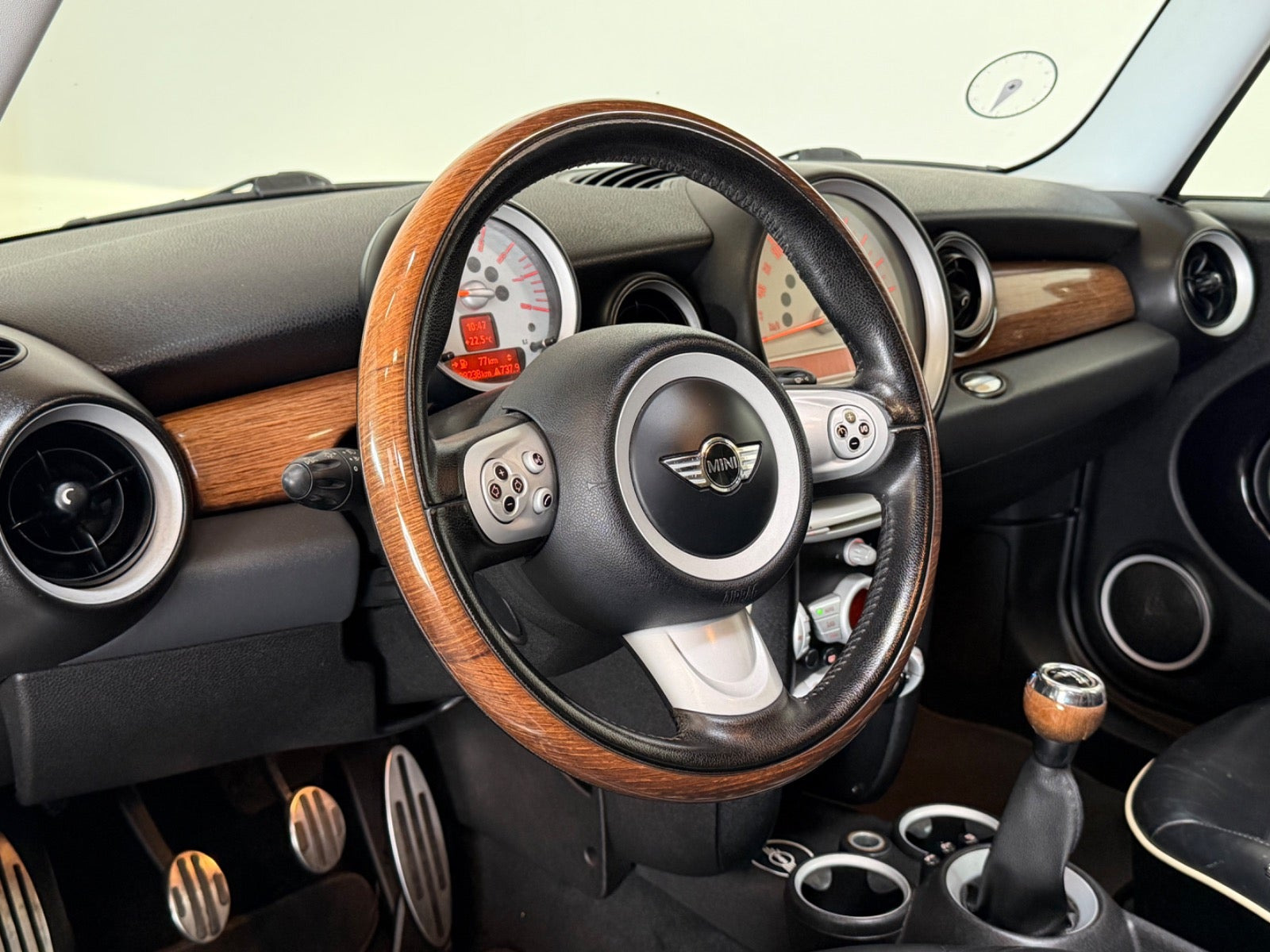 Hvid Mini Clubman Cooper S fra 2007