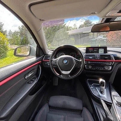 Hvid BMW 420i fra 2018