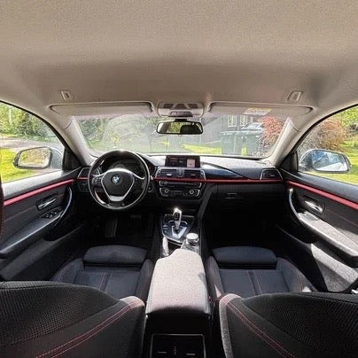 Hvid BMW 420i fra 2018