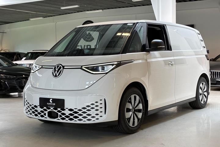 Hvid VW ID.Buzz fra 2023 set udefra