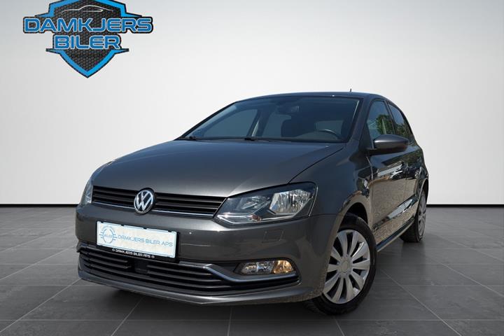 Sort VW Polo fra 2016 set udefra