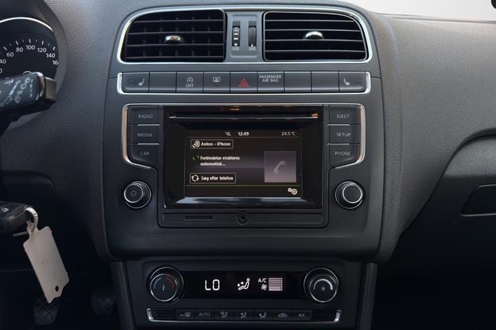 Sort VW Polo fra 2016