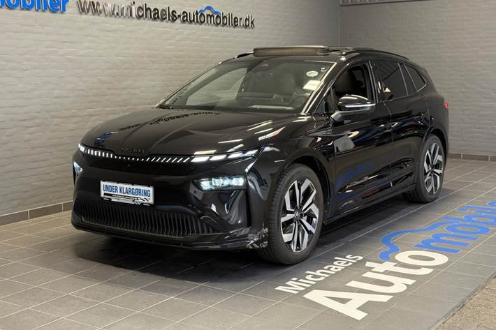 Sort Skoda Enyaq fra 2025