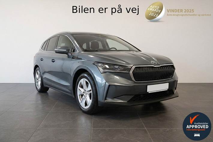 Grå Skoda Enyaq fra 2021
