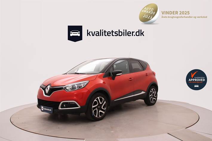 Rød Renault Captur fra 2016
