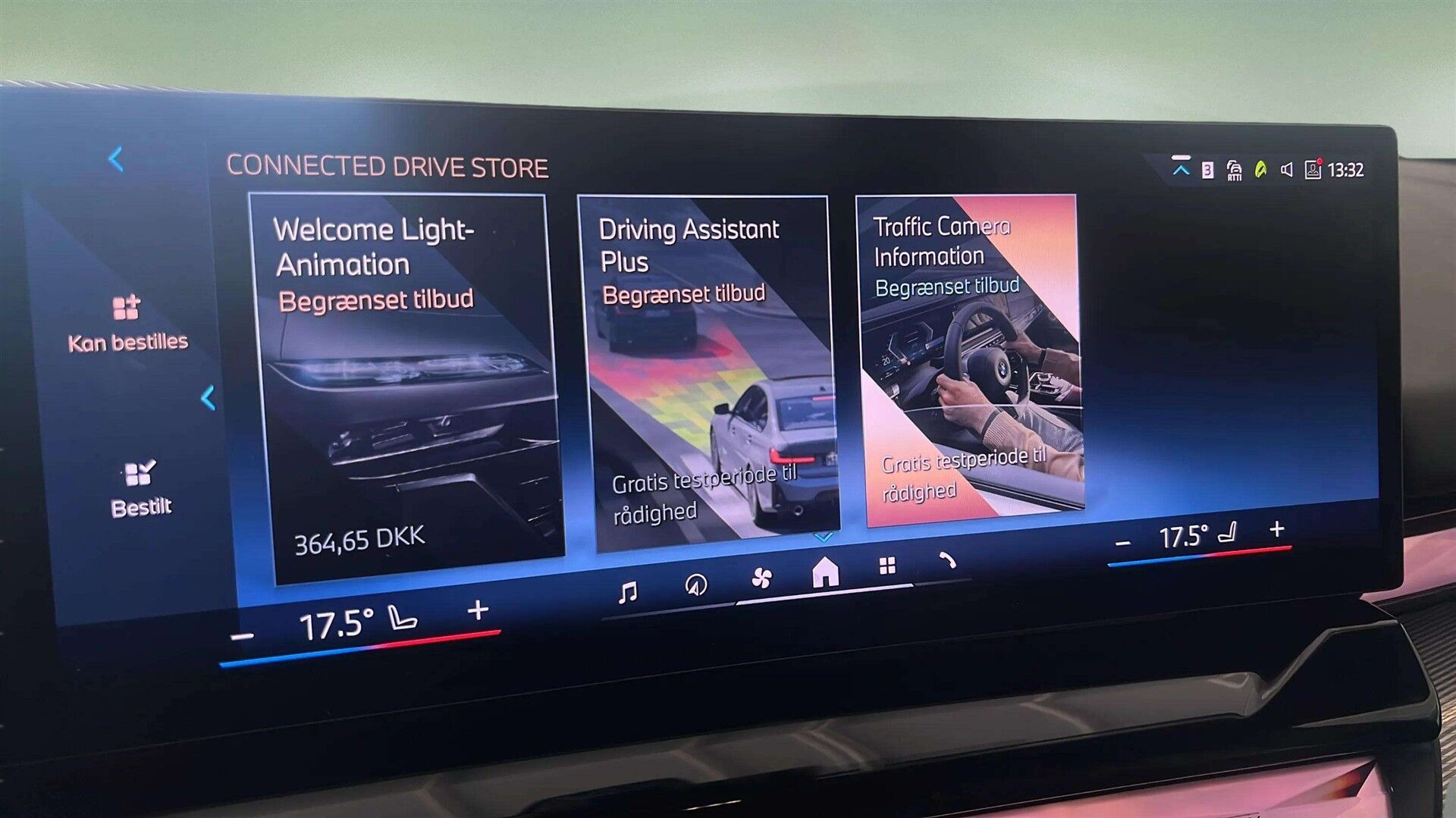 Grå BMW i5 fra 2026