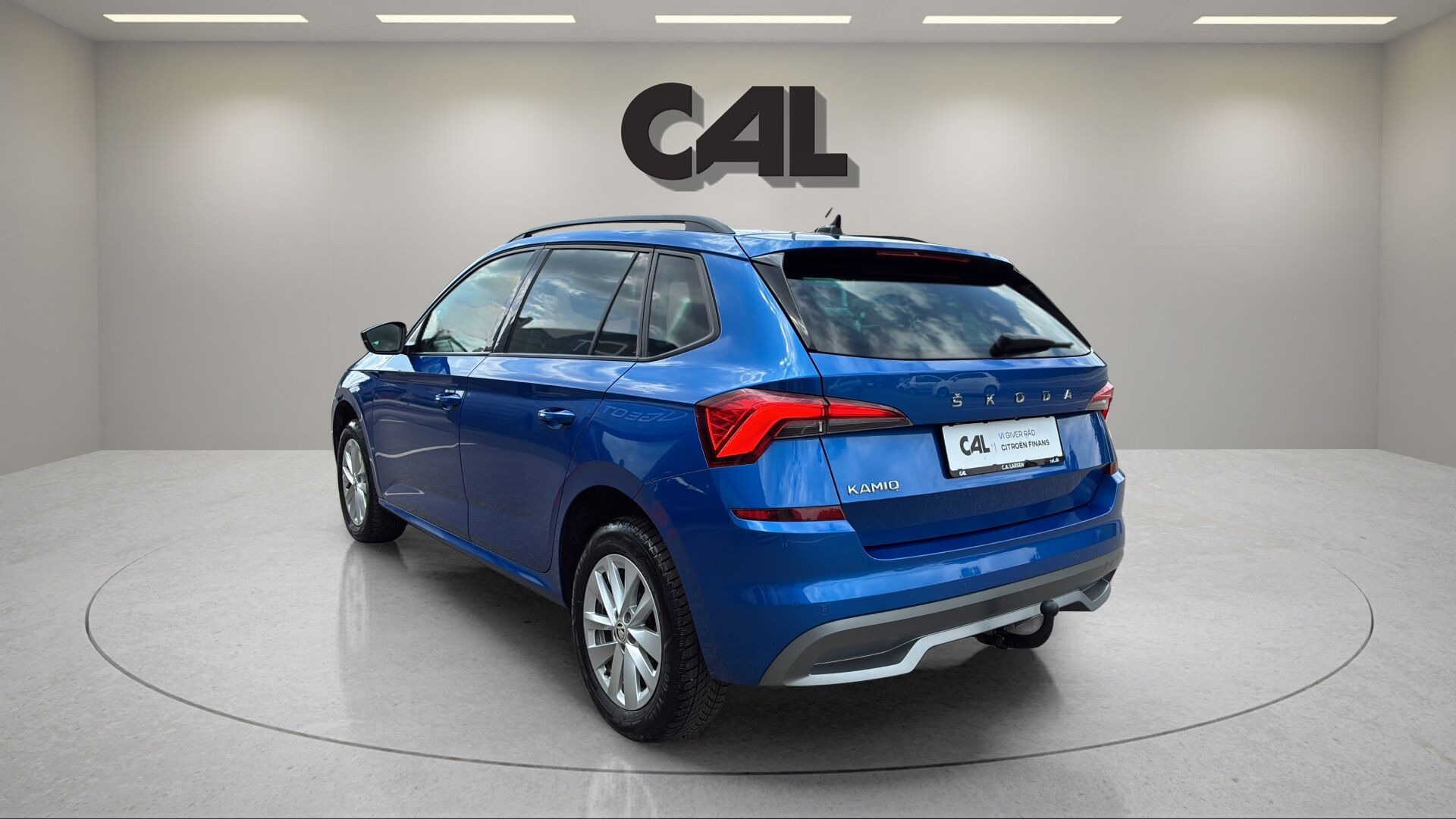 Blå Skoda Kamiq fra 2023
