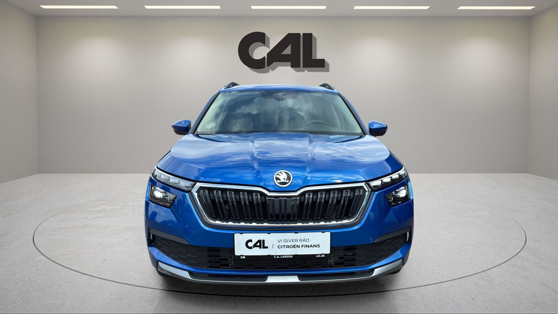 Blå Skoda Kamiq fra 2023