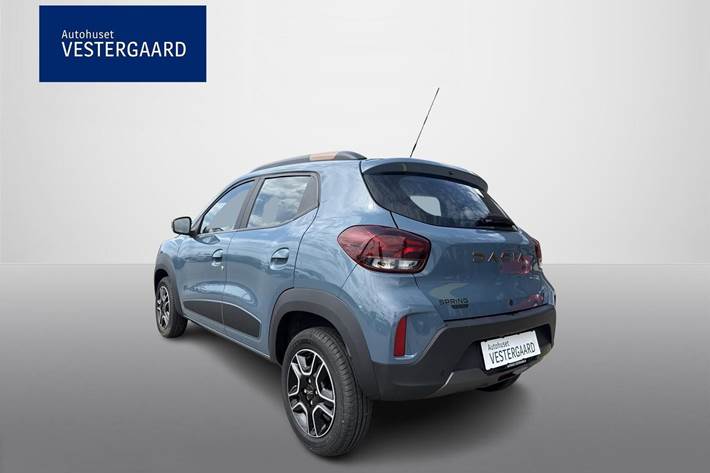 Blå Dacia Spring fra 2023