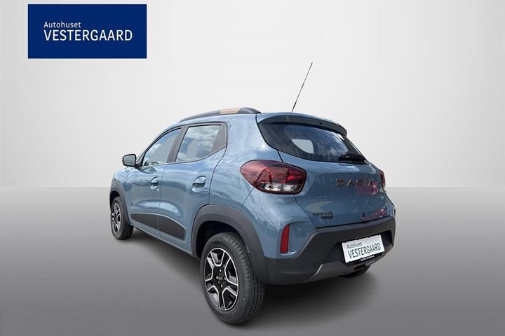 Blå Dacia Spring fra 2023