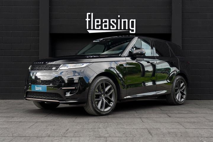 Sort Land Rover Range Rover sport fra 2024 set udefra