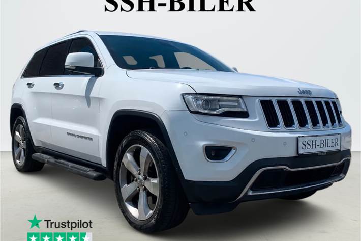 Hvid Jeep Grand Cherokee fra 2014