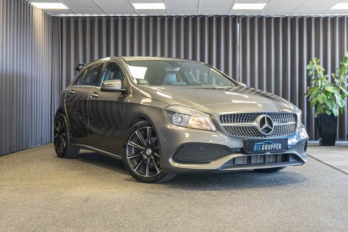 Grå Mercedes A200 d fra 2016