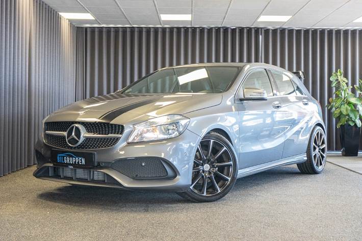 Grå Mercedes A200 d fra 2016