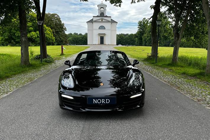 Sort Porsche Boxster S fra 2014