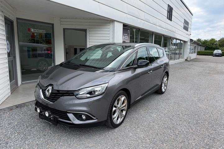 Grå Renault Grand Scenic IV fra 2018 set udefra