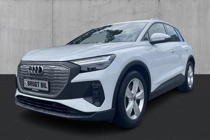 Hvid Audi Q4 e-tron fra 2023