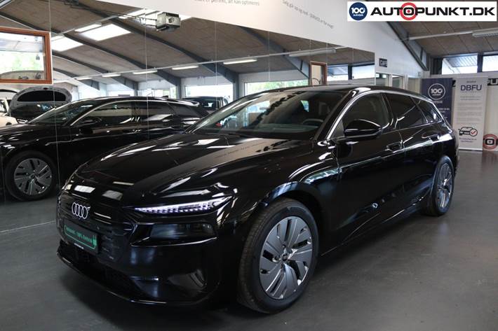 Sort Audi A6 e-tron fra 2025