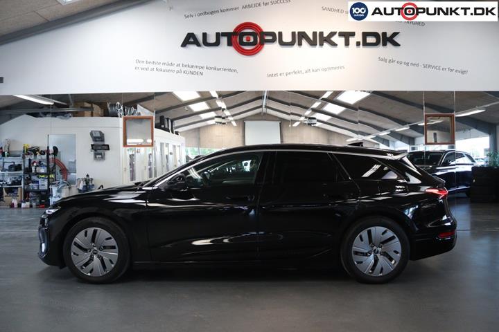 Sort Audi A6 e-tron fra 2025