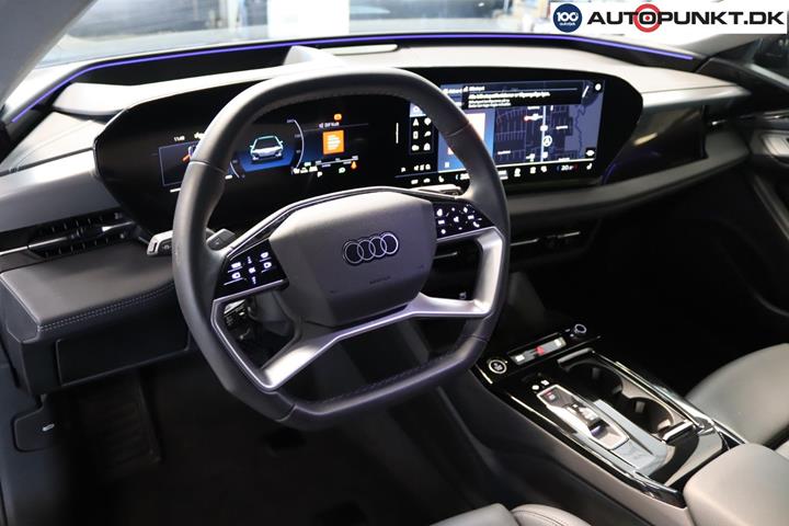 Sort Audi A6 e-tron fra 2025