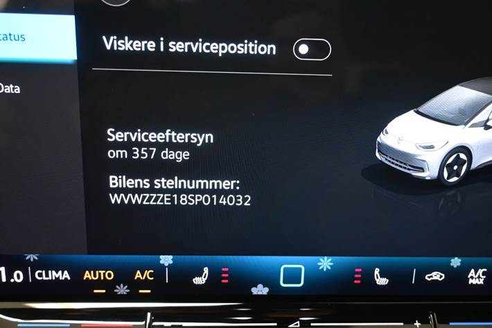 Hvid VW ID.3 fra 2025