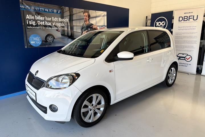 Hvid Skoda Citigo fra 2013