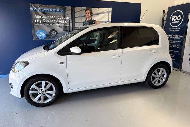 Hvid Skoda Citigo fra 2013