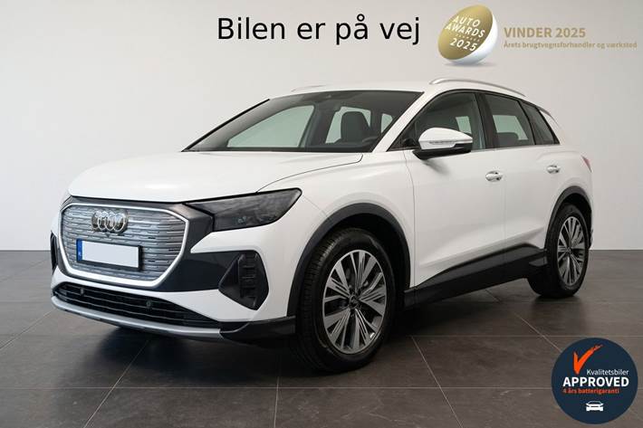 Hvid Audi Q4 fra 2024