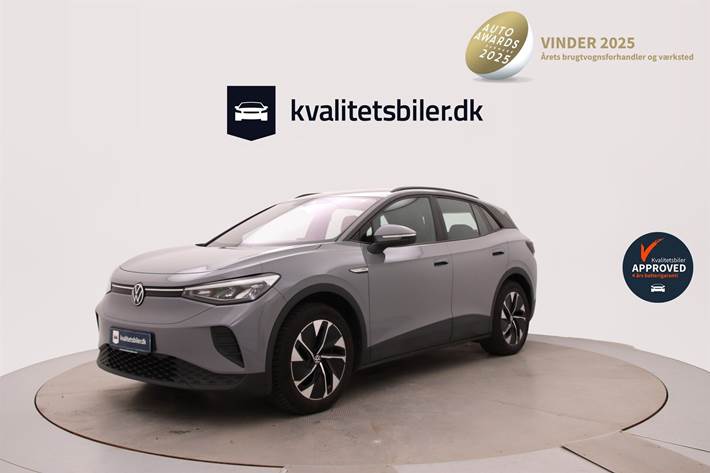 Grå VW ID.4 fra 2021 set udefra