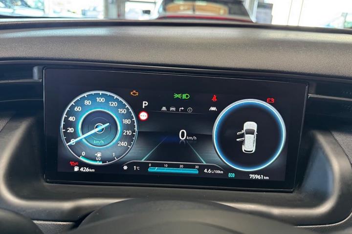 Sølv Hyundai Tucson fra 2021
