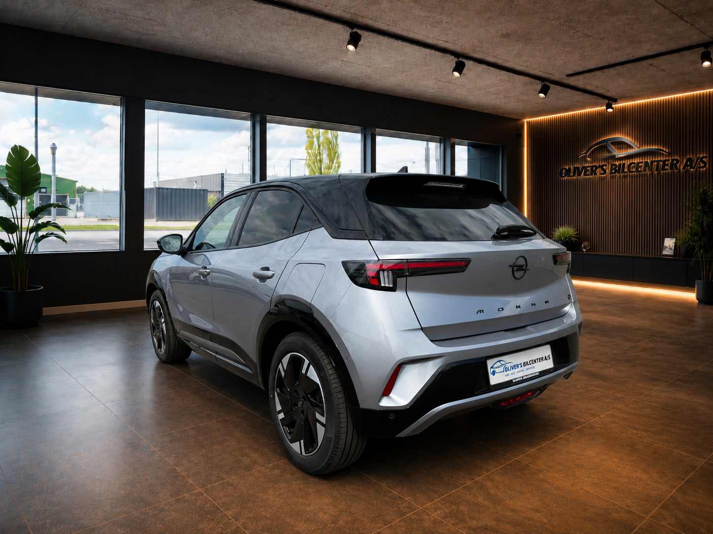 Grå Opel Mokka-e fra 2025