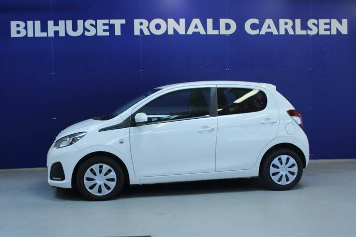 Hvid Peugeot 108 fra 2016