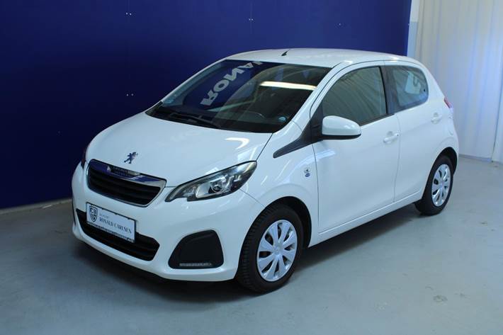 Hvid Peugeot 108 fra 2016