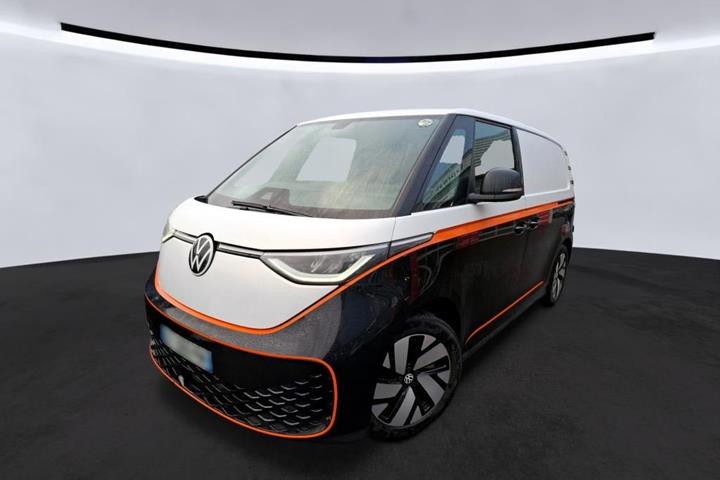 Sort VW ID.Buzz fra 2024 set udefra