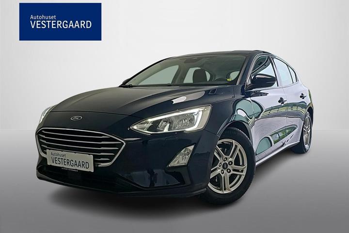 Blå Ford Focus fra 2019
