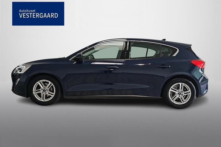 Blå Ford Focus fra 2019
