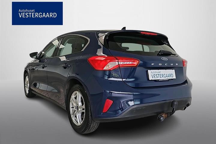 Blå Ford Focus fra 2019