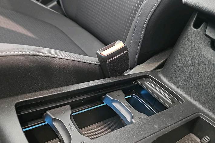 Blå Ford Focus fra 2019