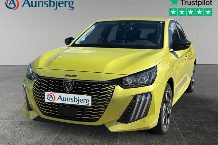 Grøn Peugeot e-208 fra 2026