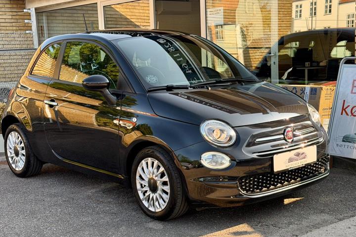 Sort Fiat 500 fra 2020